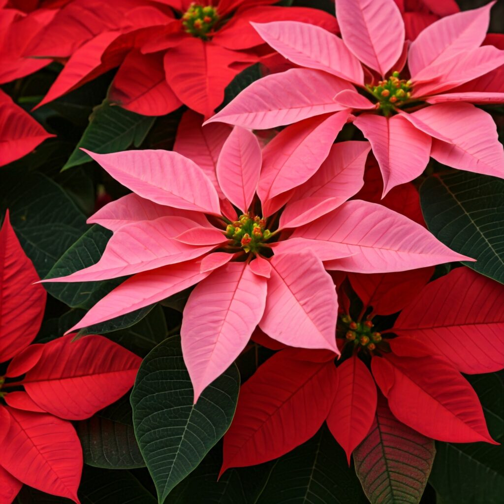 Poinsettias Flowers