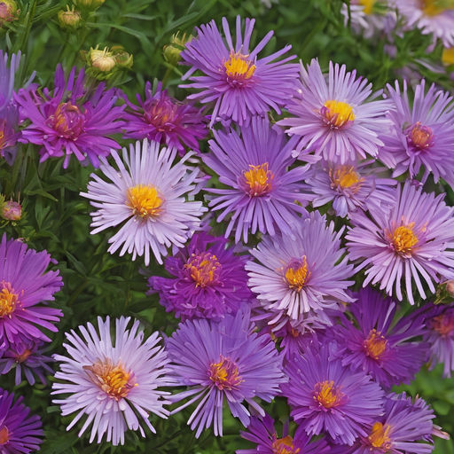 Asters Flowers